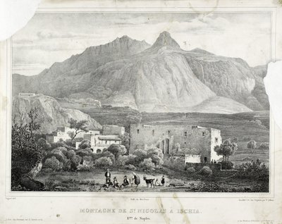 Mount Saint Nicholas at Ischia by Cognet